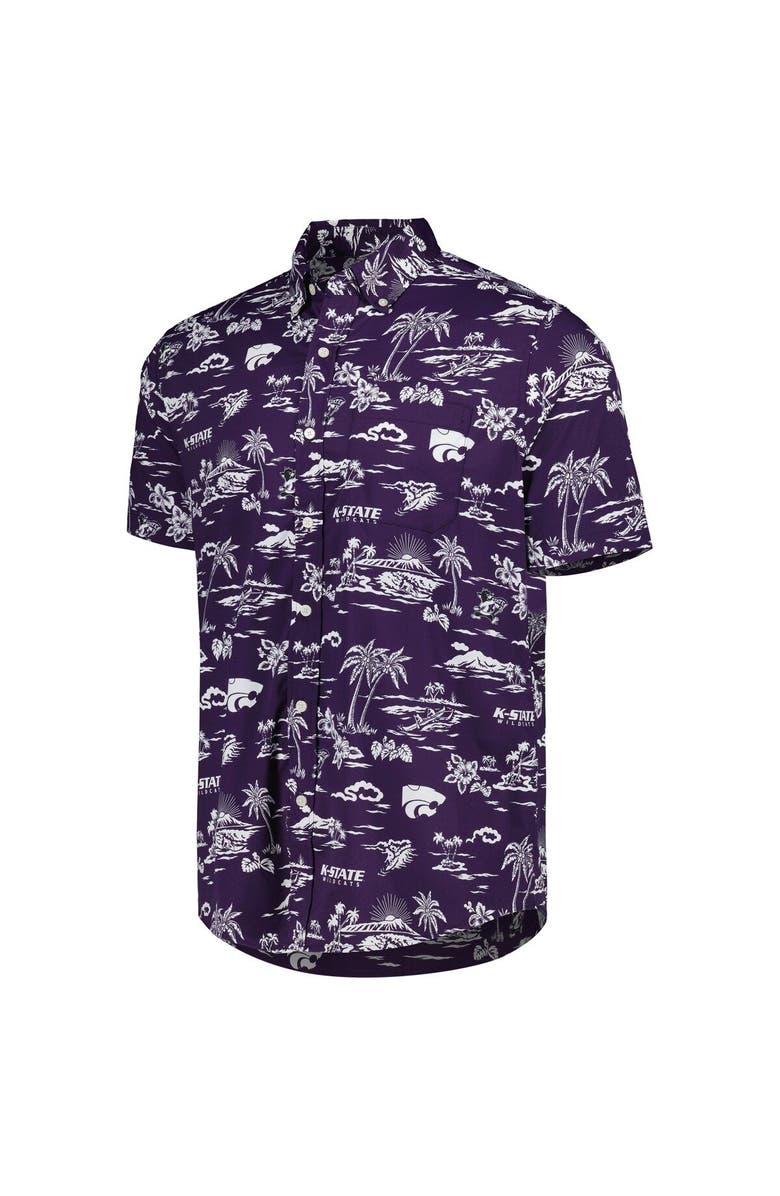 Reyn Spooner Men's Reyn Spooner Purple Kansas State Wildcats Performance Button-Down Shirt, Alternate, color, Purple