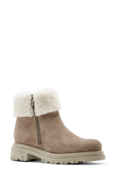 Dixie Genuine Shearling Trim Boot (Women)