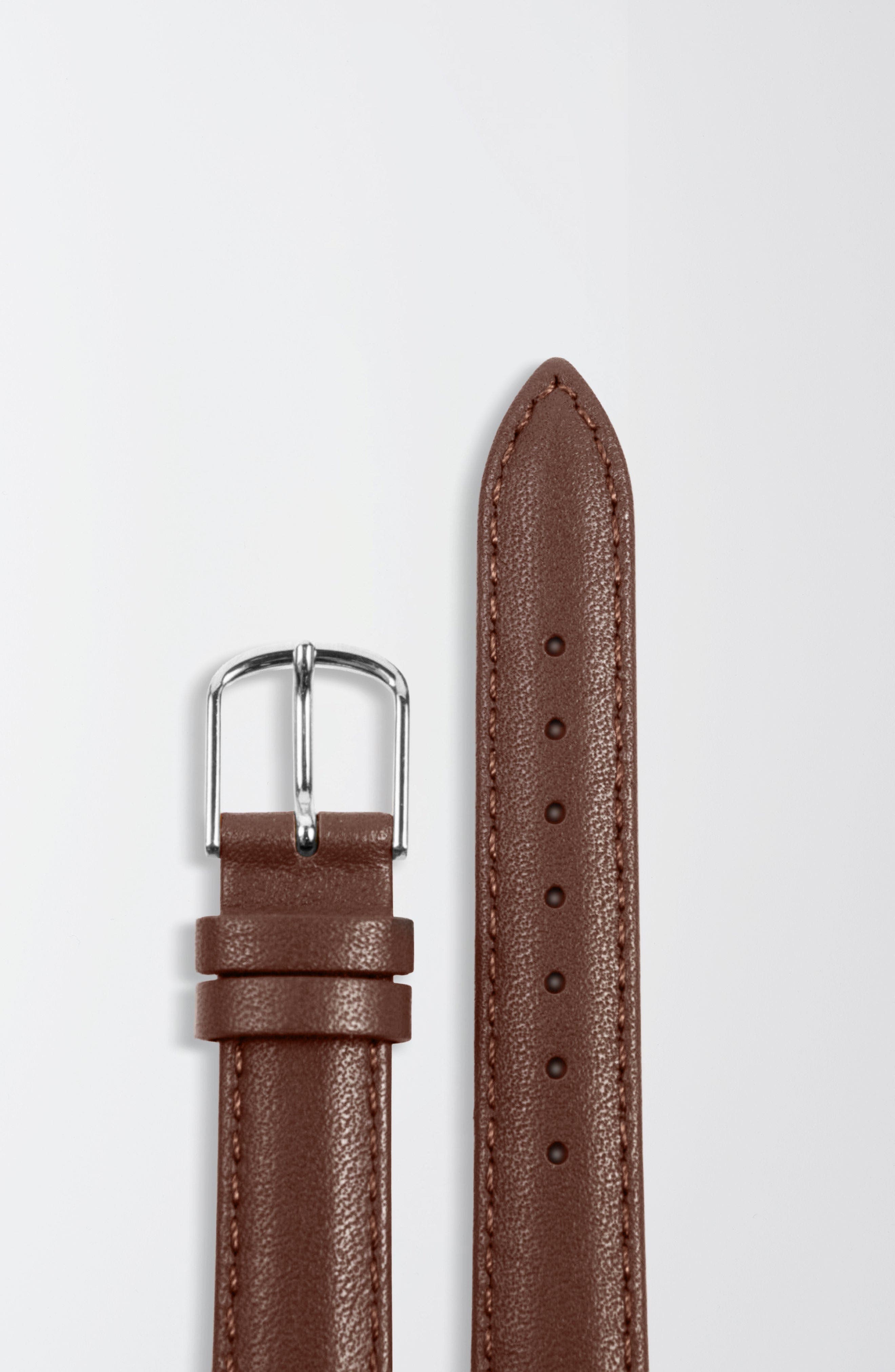 Brown Strap - Silver Buckle