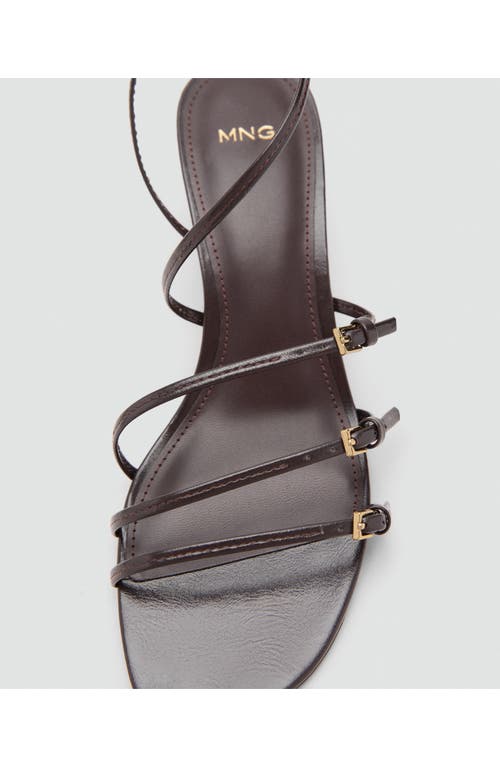 Mango Strappy Slingback Sandal In Brown