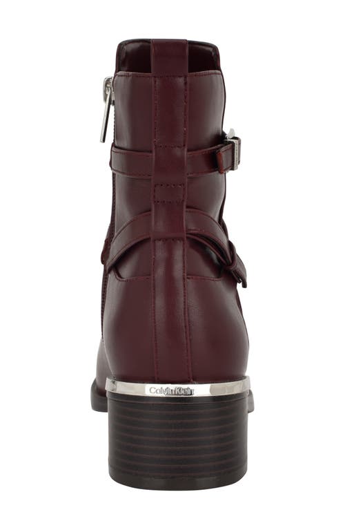 Calvin Klein Jansen Bootie In Red