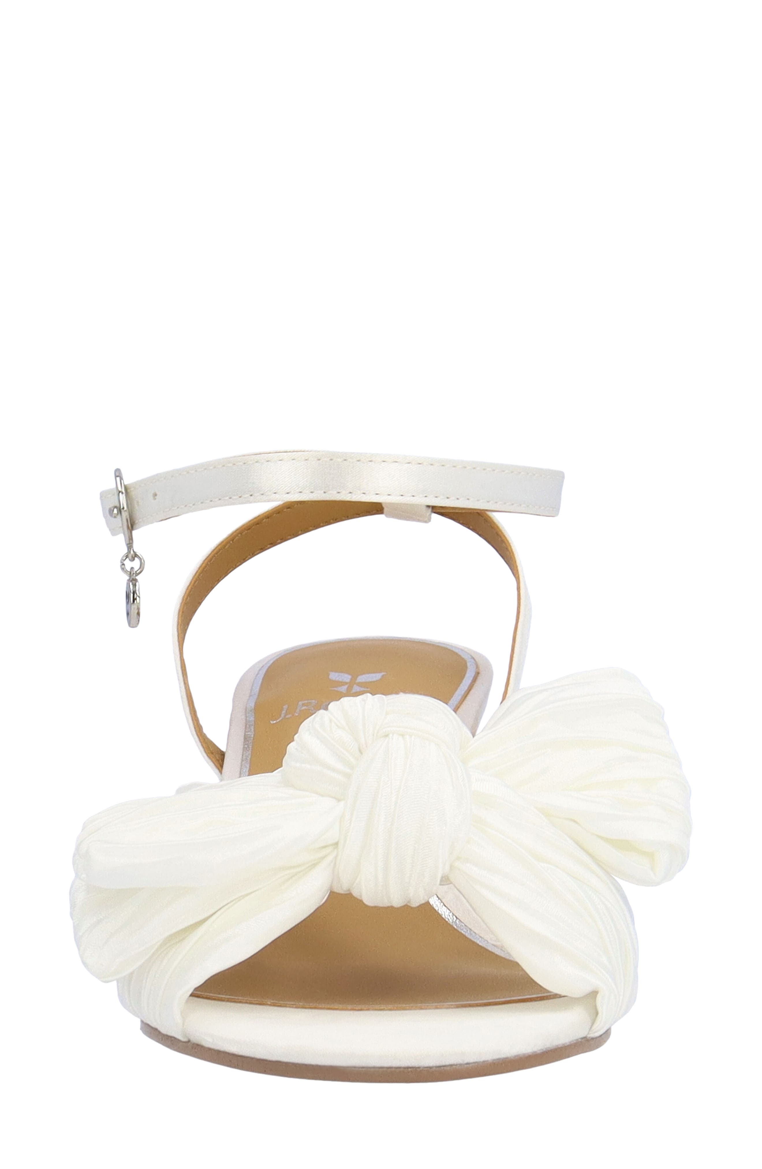 J. Reneé Olwen Ankle Strap Sandal, Alternate, color, White