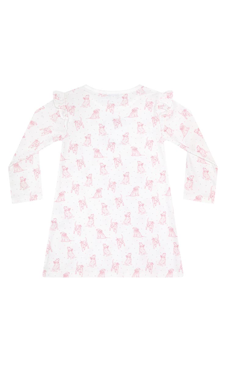 Nellapima Pink Puppy Love Print Playtime Dress - Toddler & Little Kid, Alternate, color, Pink