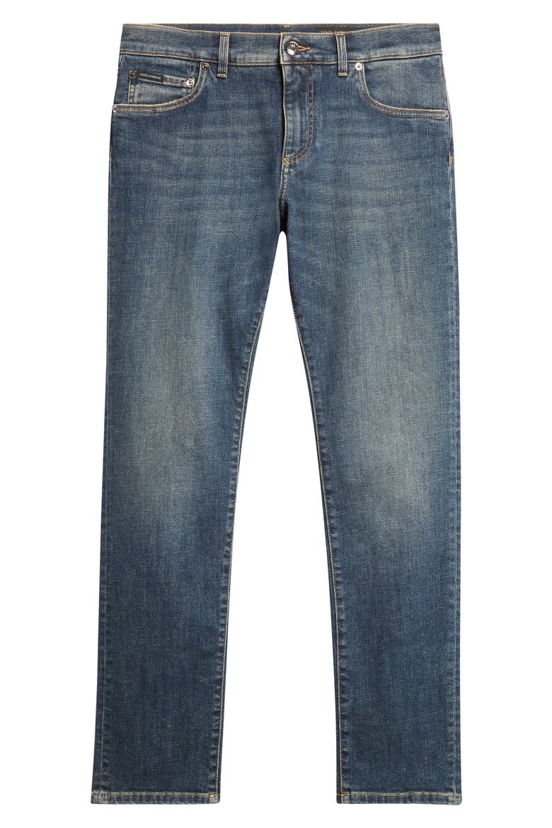 Slim Fit Stretch Jeans, Alternate, color, S9001 BLUE
