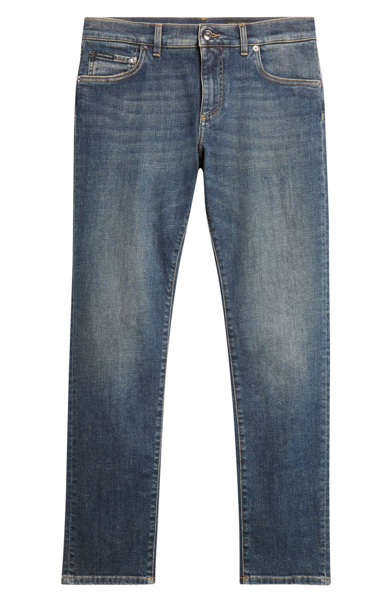 Dolce&Gabbana Slim Fit Stretch Jeans, Alternate, color, S9001 Blue