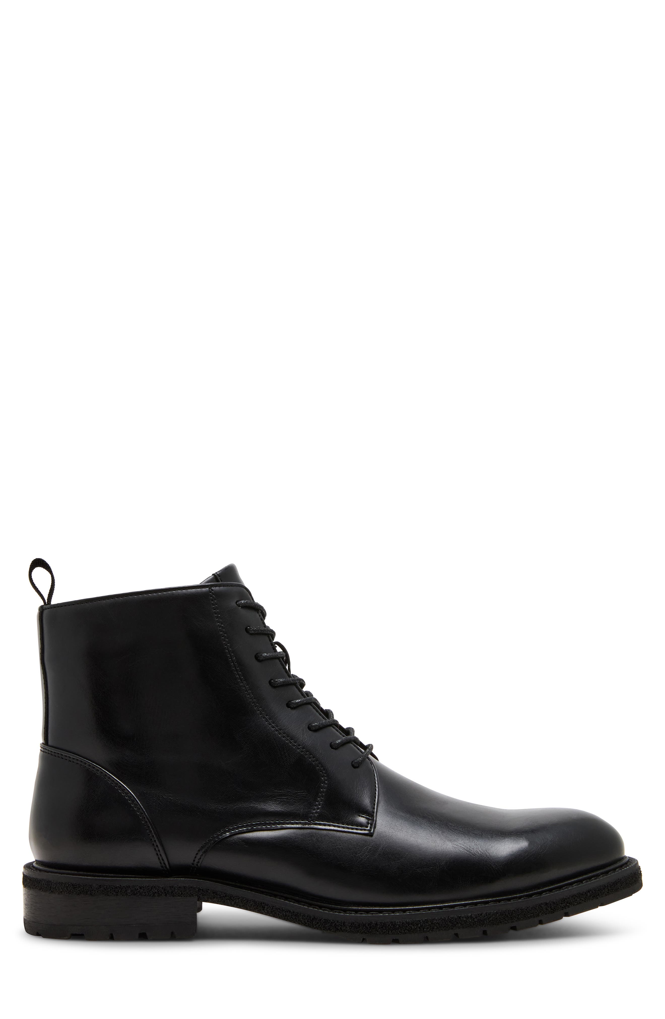 MADDEN Bronnie Combat Boot, Alternate, color, Black Leather