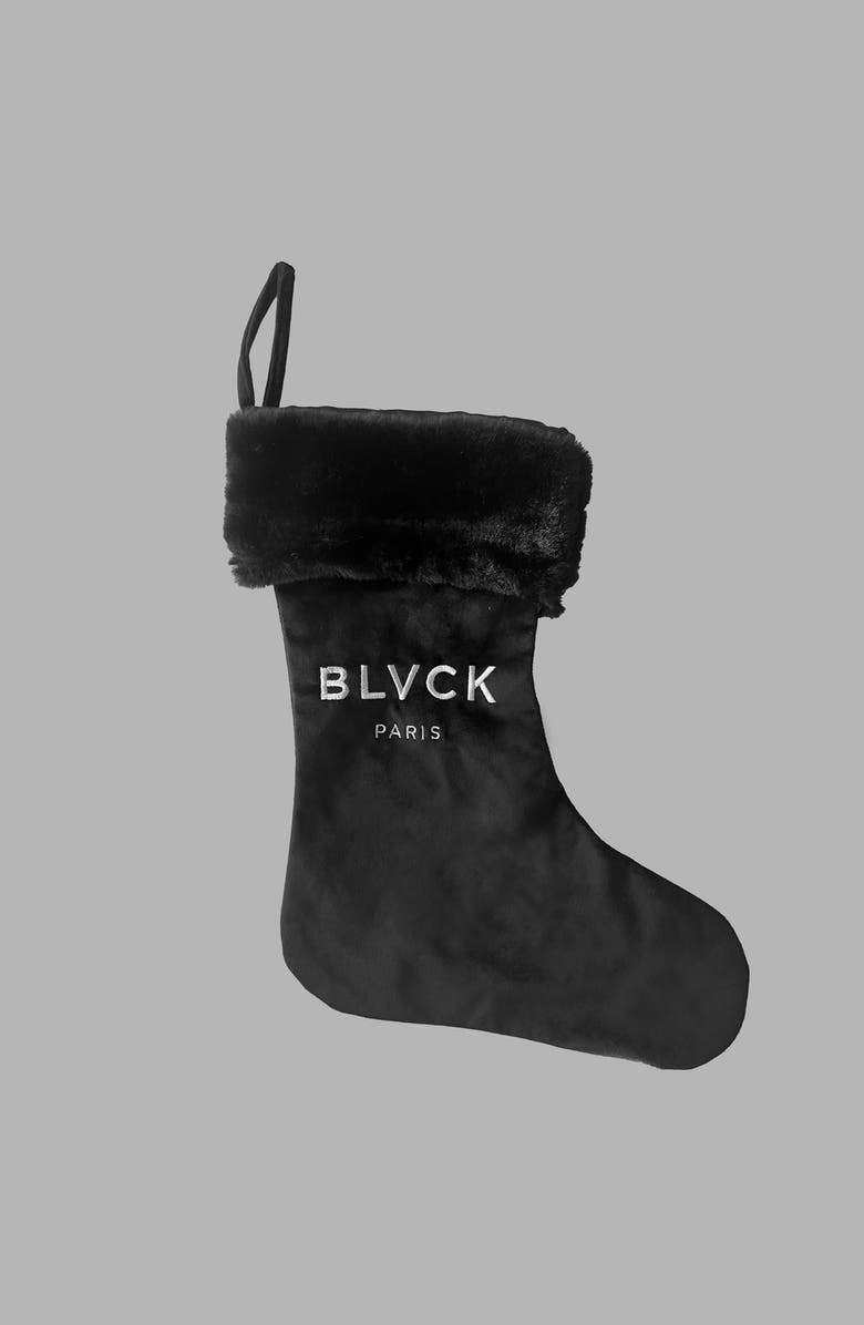 Blvck Paris Blvck Christmas Stocking, Main, color,