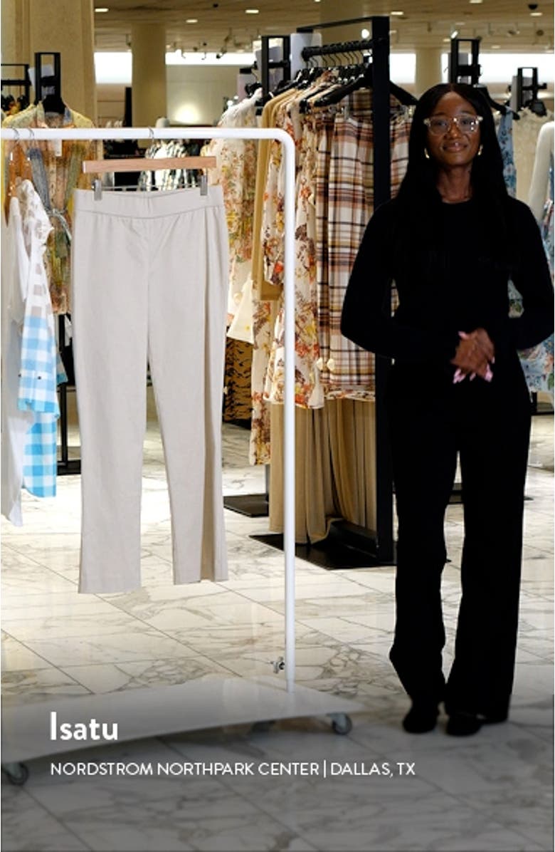 Straight Leg Pull-On Pants, sales video thumbnail