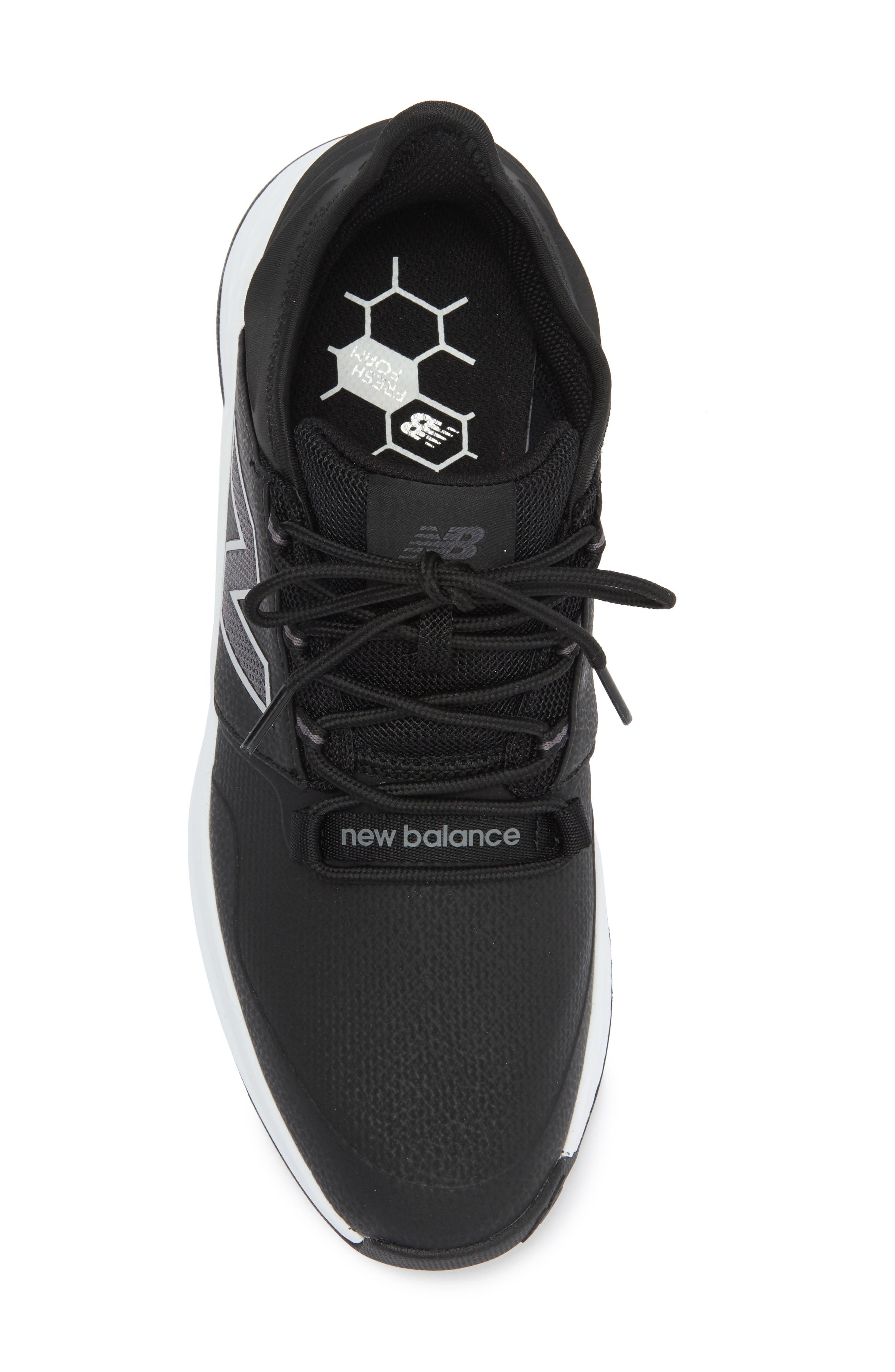 NEW BALANCE GOLF Fresh Foam Roav v2 Spikeless Golf Shoe, Alternate, color, Black/ Grey