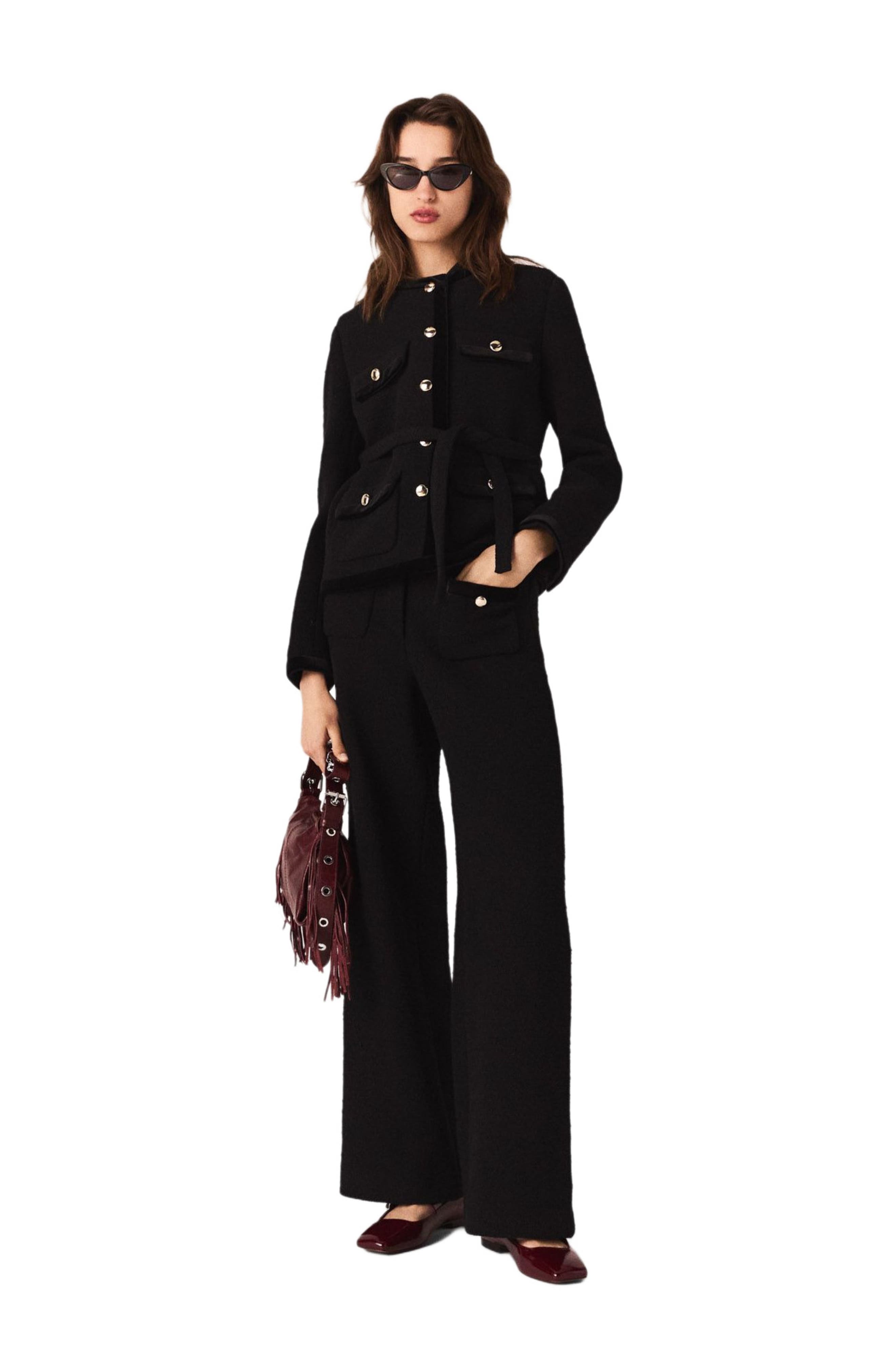 Long tweed jacket