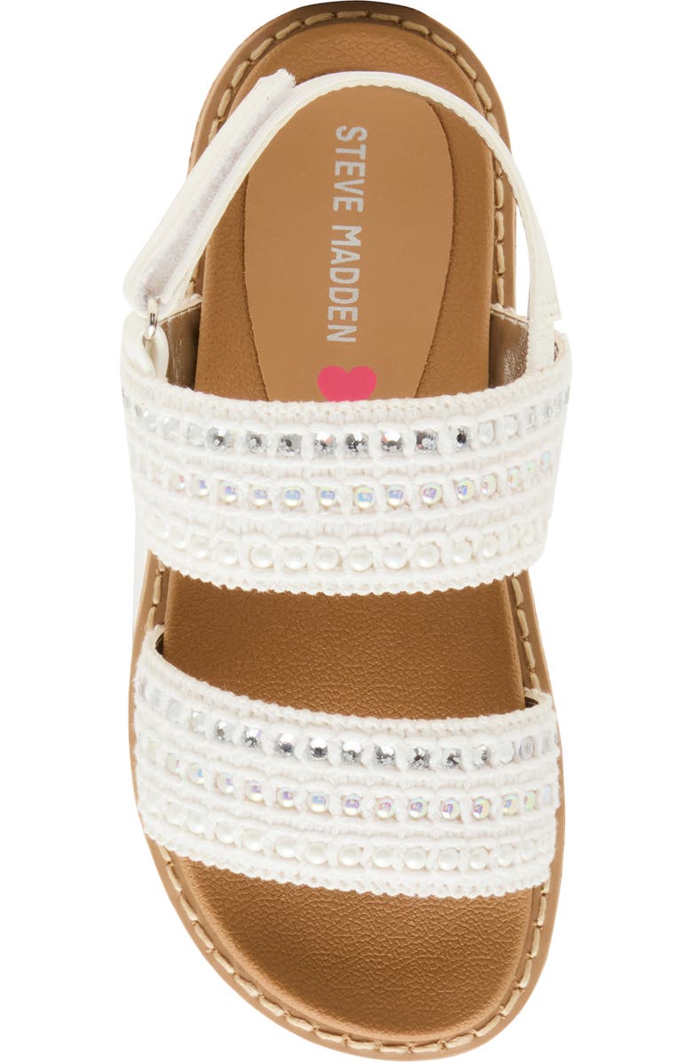 Steve Madden Kids' Rissa Platform Sandal, Alternate, color, White