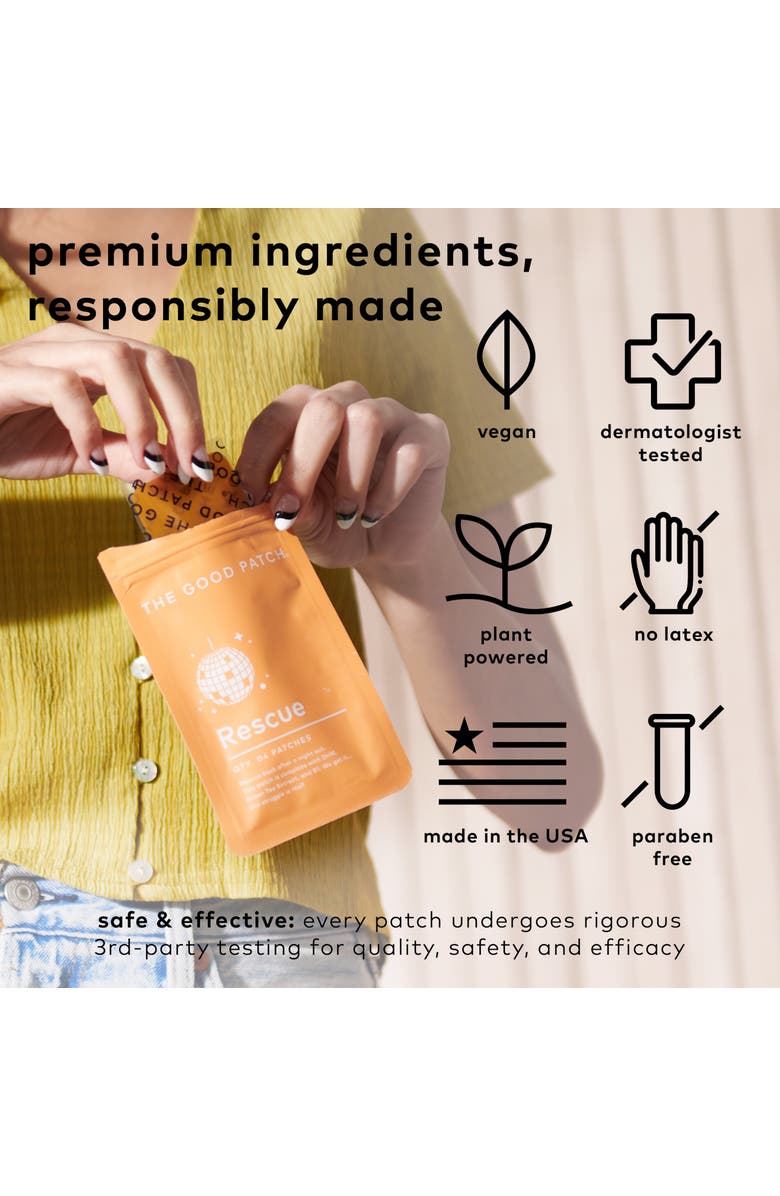 The Good Patch Rescue Wellness Patch, Alternate, color, NO COLOR