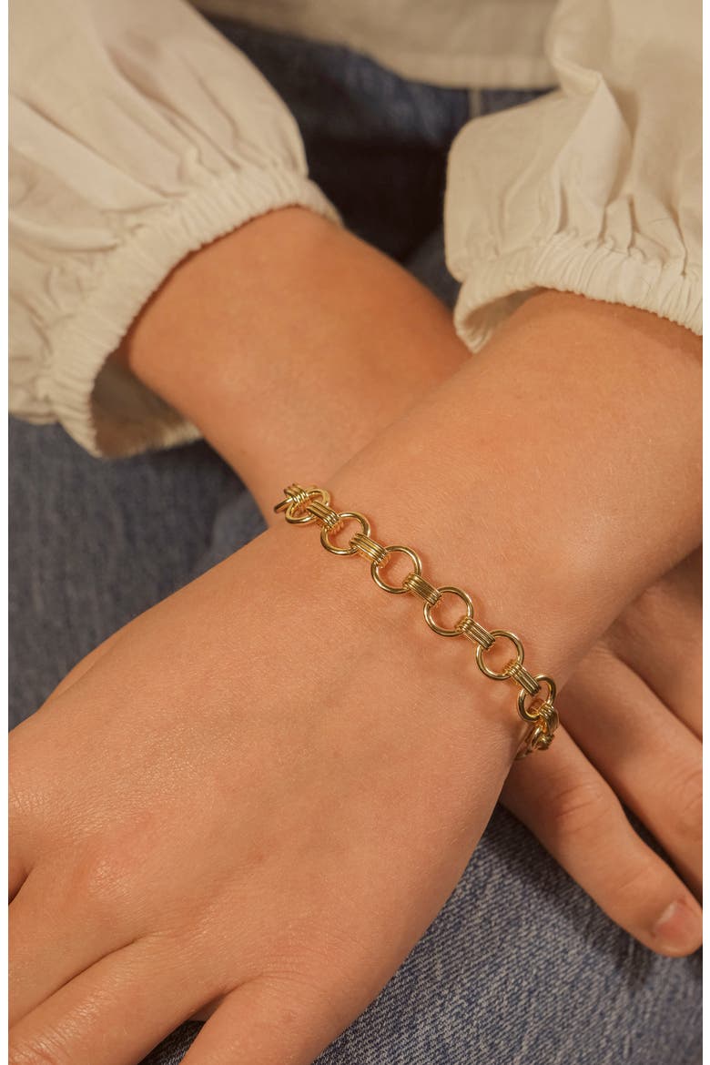 Rhys Chunky Chain Bracelet, Alternate, color, GOLD