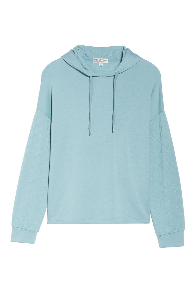 Escape Hoodie, Alternate, color, ICE BLUE