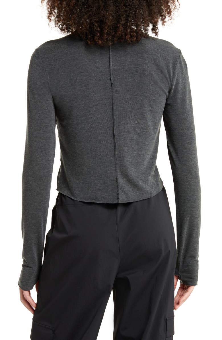 Zella Streamline Reverse Seamed Top, Alternate, color,