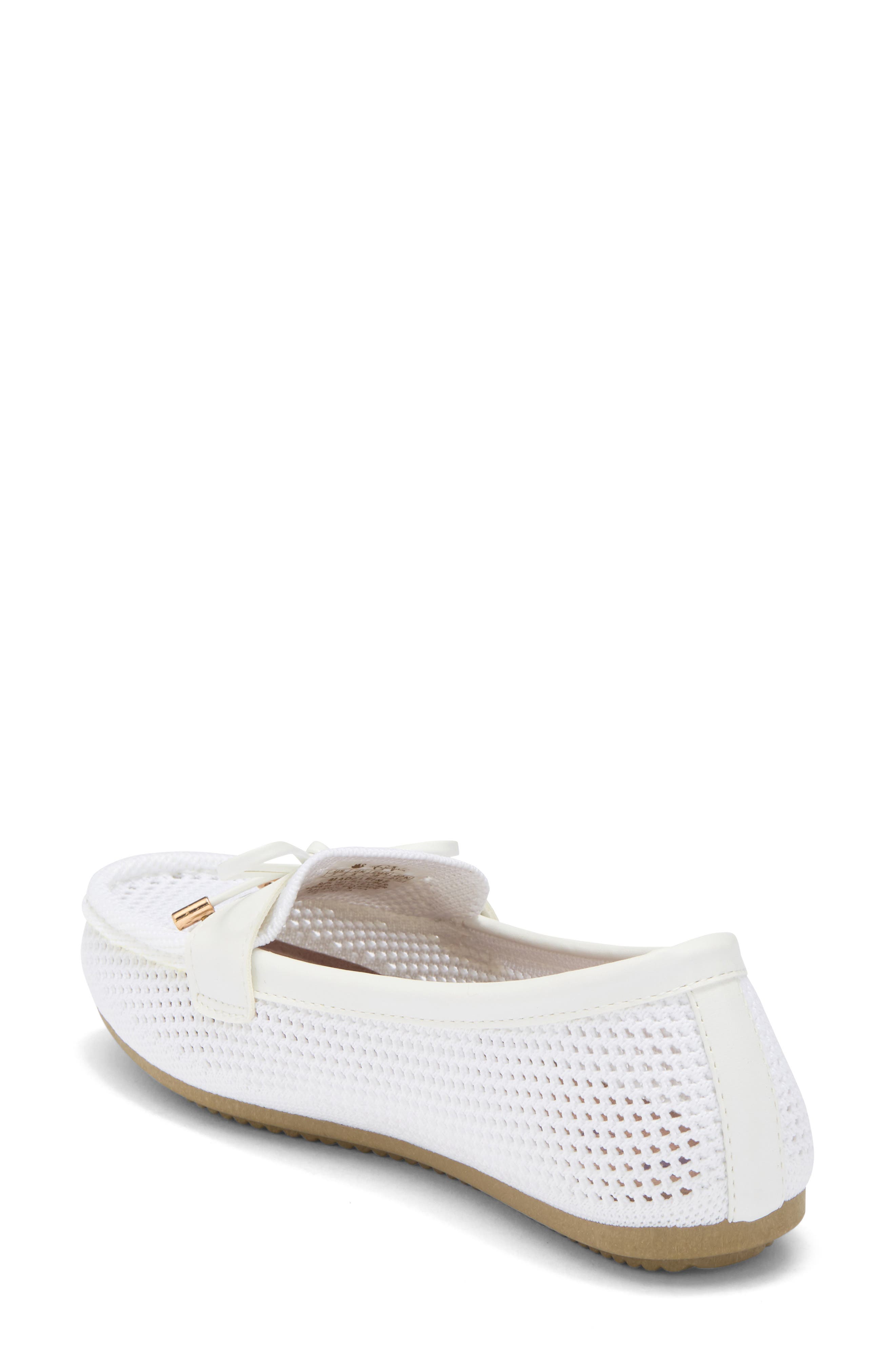 Madeleine Slip On Loafer, Alternate, color, WHITE