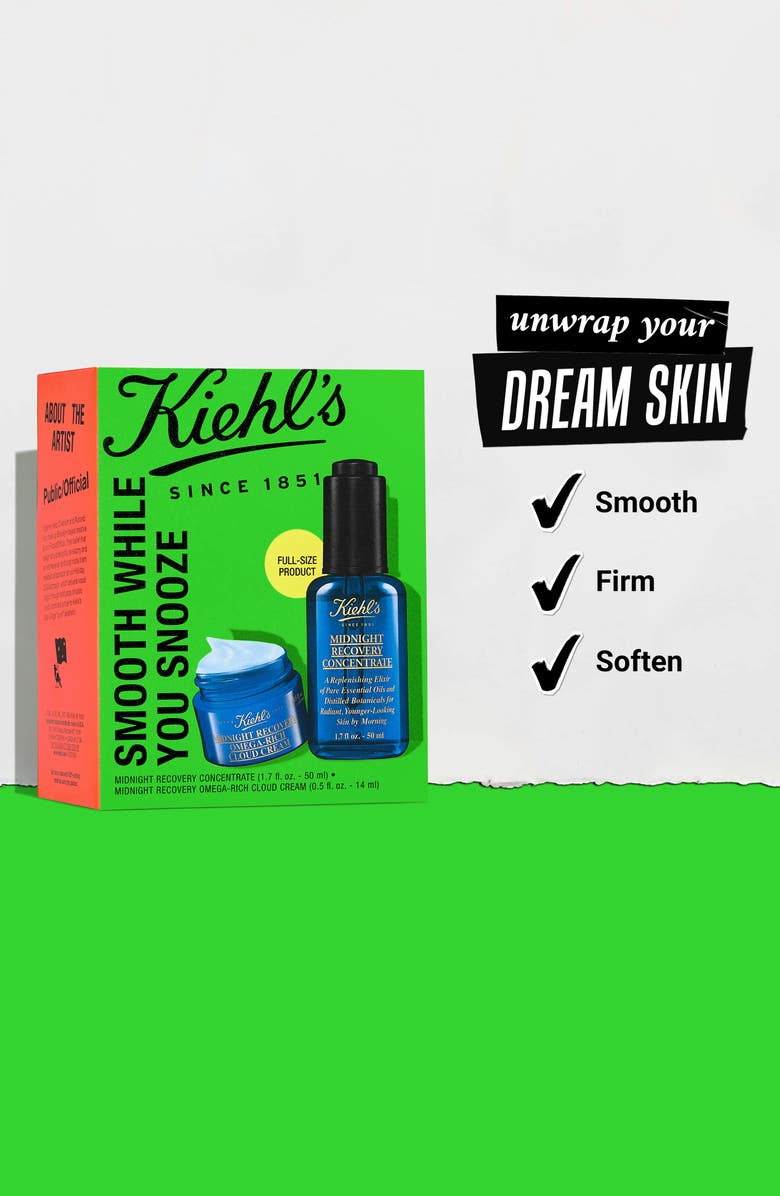 Kiehl's Since 1851 Smooth While You Snooze Set $106 Value, Alternate, color, 