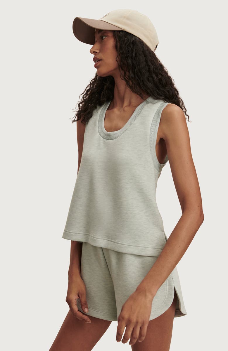 Varley Cambrie Scoop Neck Tank, Alternate, color, Sage Mint