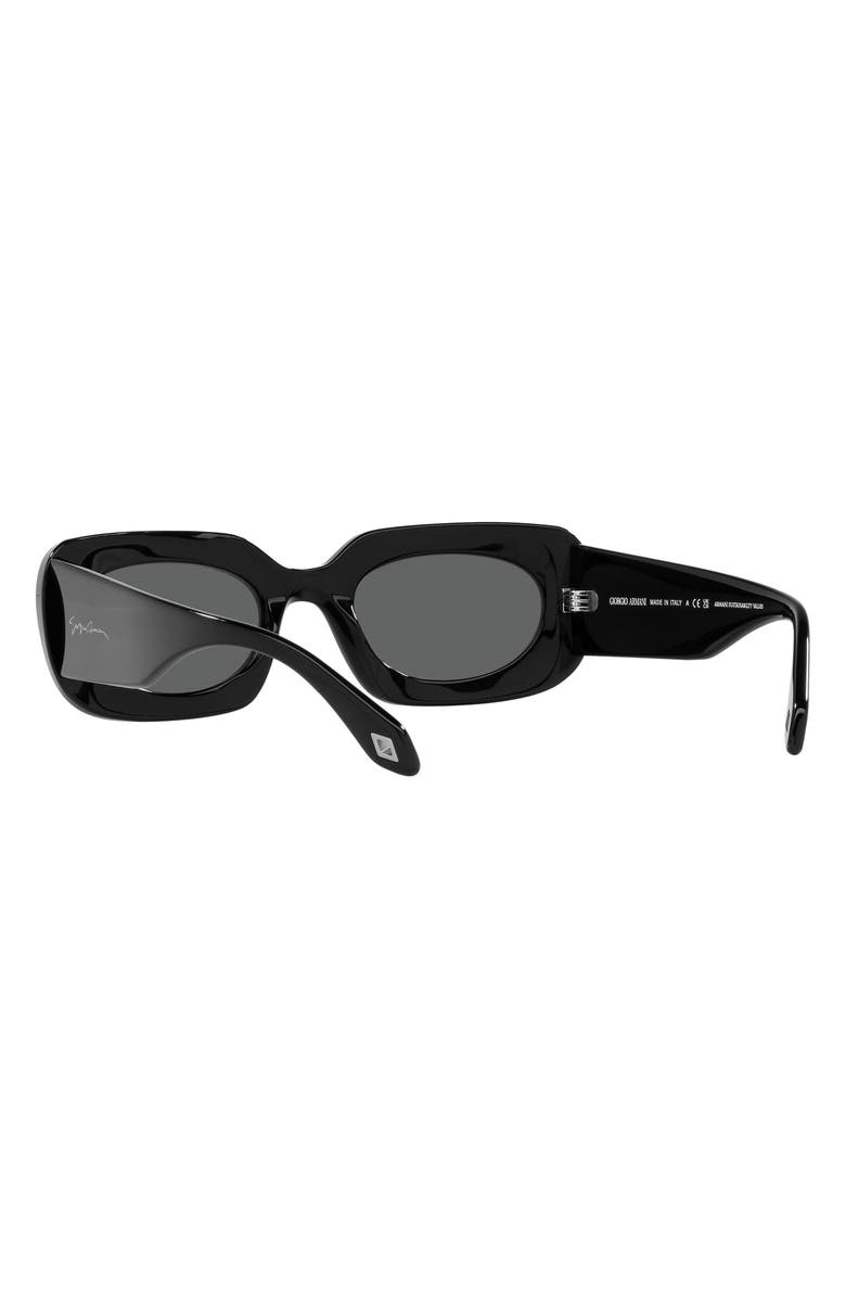 Armani Exchange 52mm Rectangular Sunglasses, Alternate, color, 