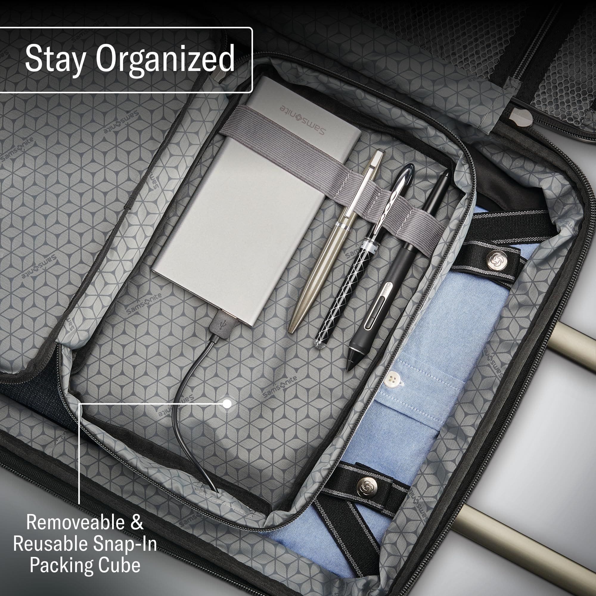 Samsonite Octiv Hardside Spinner Luggage, Alternate, color, Aluminum Silver