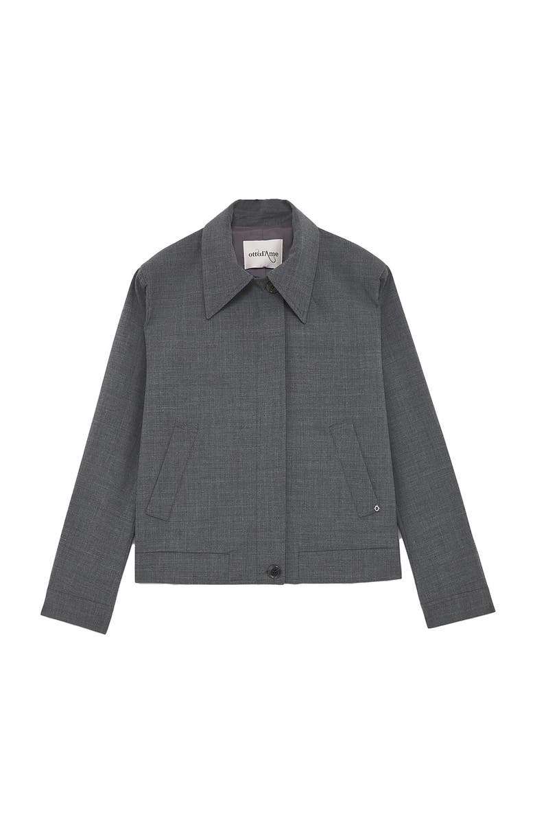 ottod'Ame Jacket With Collar, Alternate, color, Grey