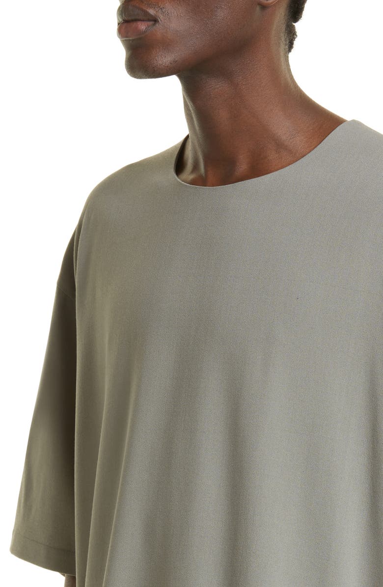Fear of God Eternal Double Layer Wool Blend Crepe T-Shirt, Alternate, color, 