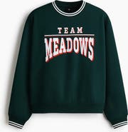 H&M Loose Fit Printed Sweatshirt