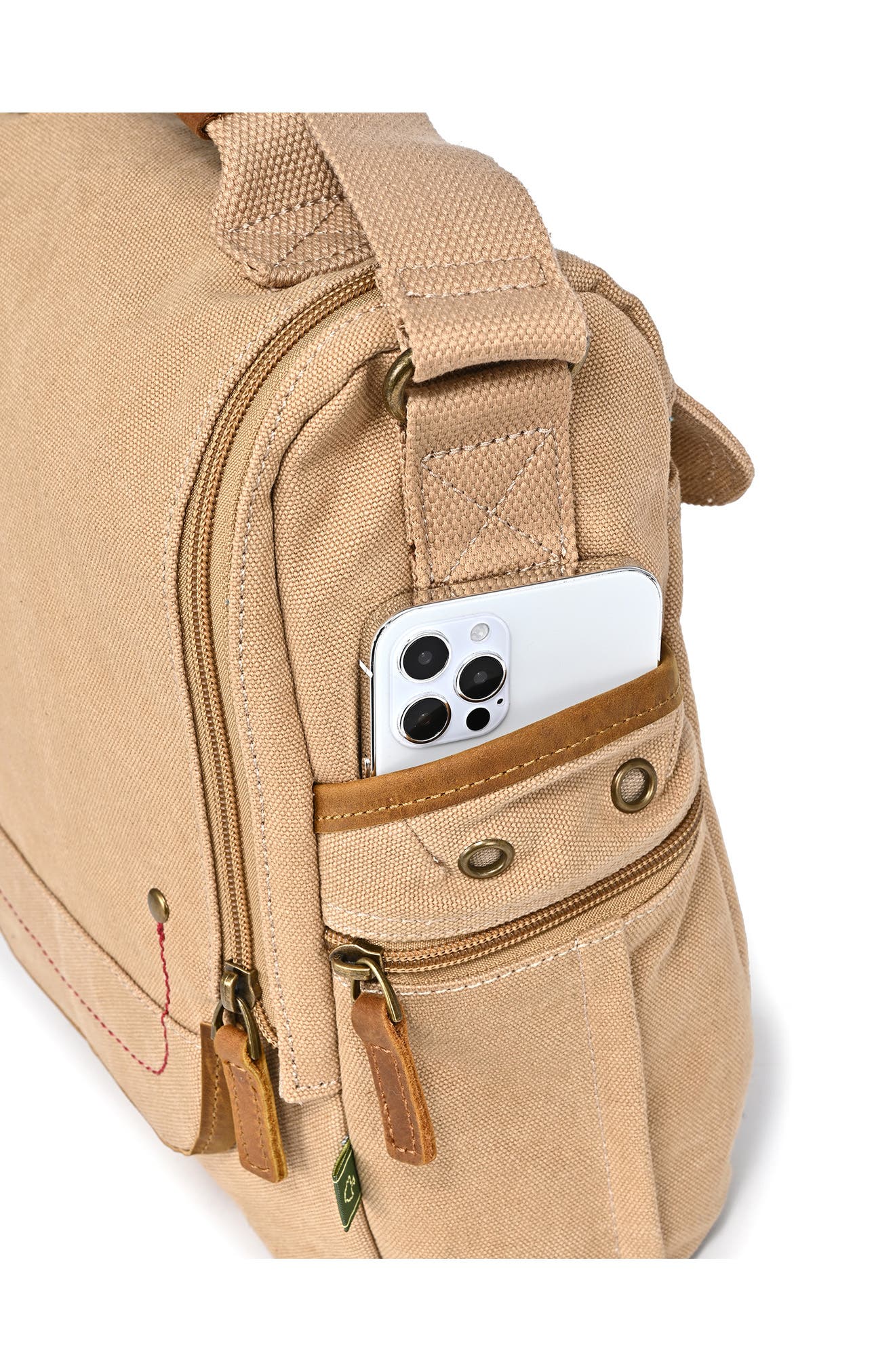 THE SAME DIRECTION Atona Canvas Crossbody Bag, Alternate, color, 