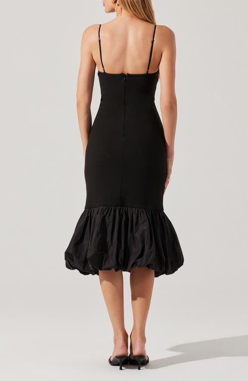 Astr The Label Brittnea Mermaid Dress In Black