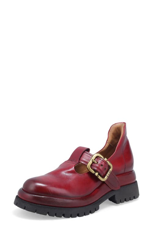 As98 A.s.98 Dax Lug Sole Pump In Red