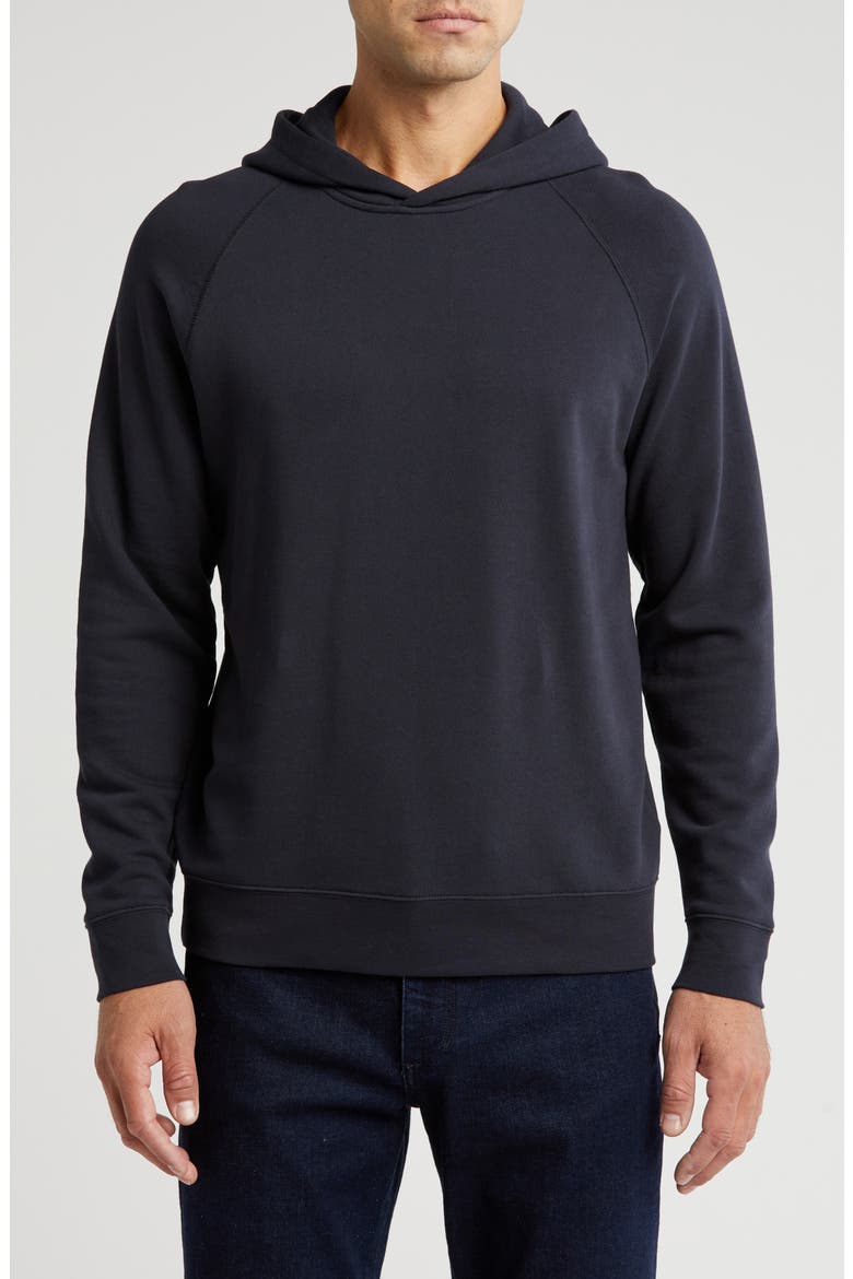 Cotton French Terry Hoodie, Main, color, COASTAL
