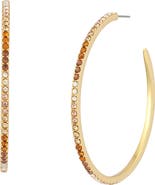 Kurt Geiger London Pavé Large Hoop Earrings