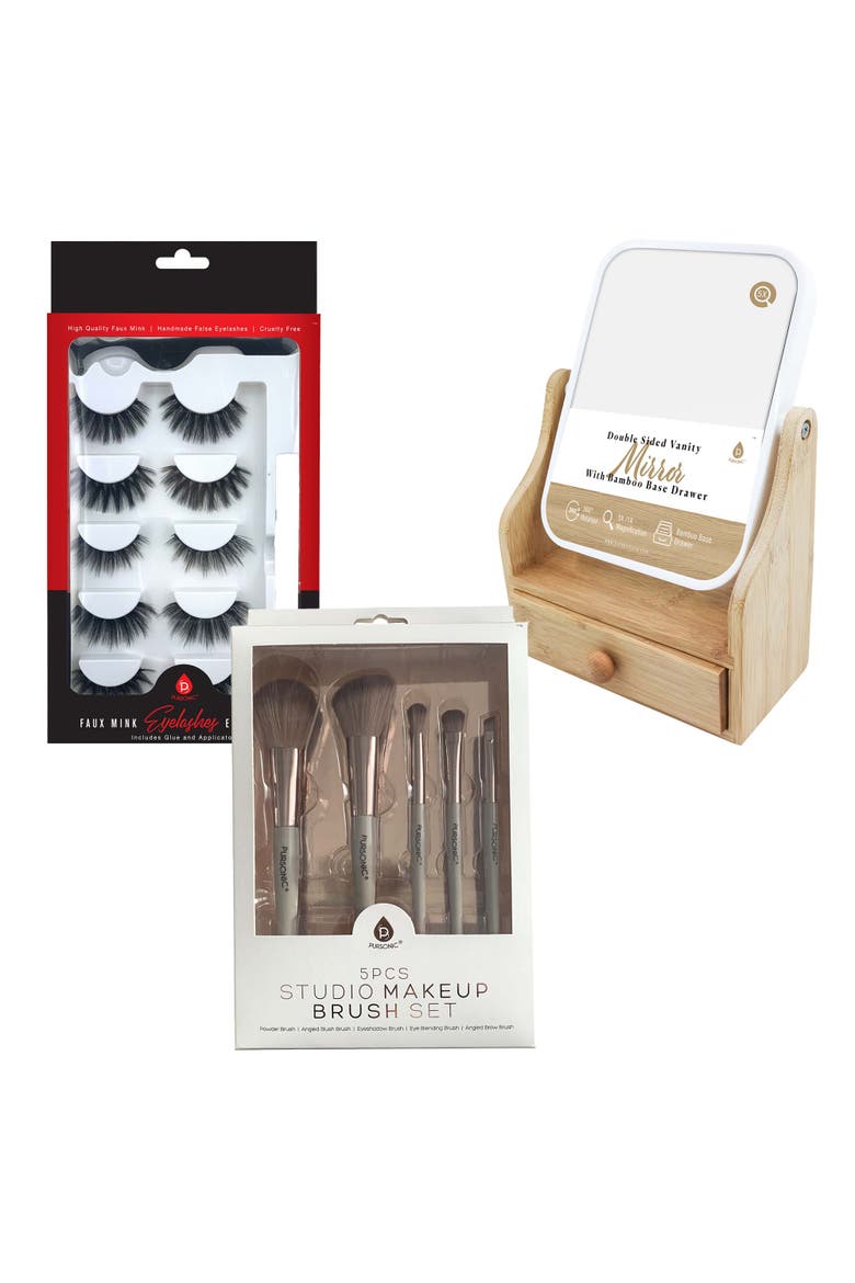 Glamour Essentials Bundle 3 piece set, Main, color, Beige