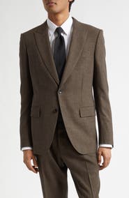 TOM FORD Fresco Mohair, Wool & Linen Blend Blazer