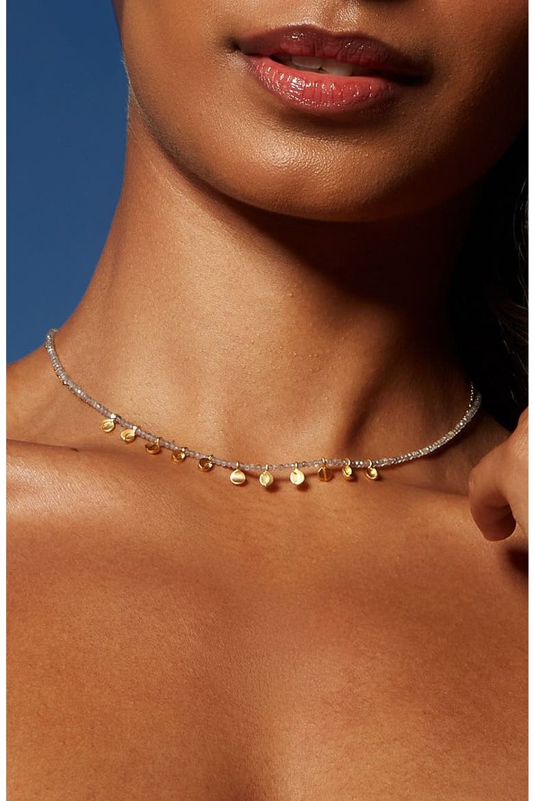 Mystical Moonlight Necklace, Alternate, color, Gold