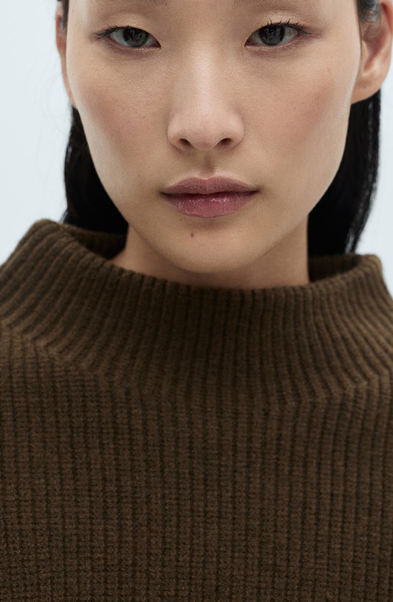 MANGO Mock Neck Sweater, Alternate, color, 