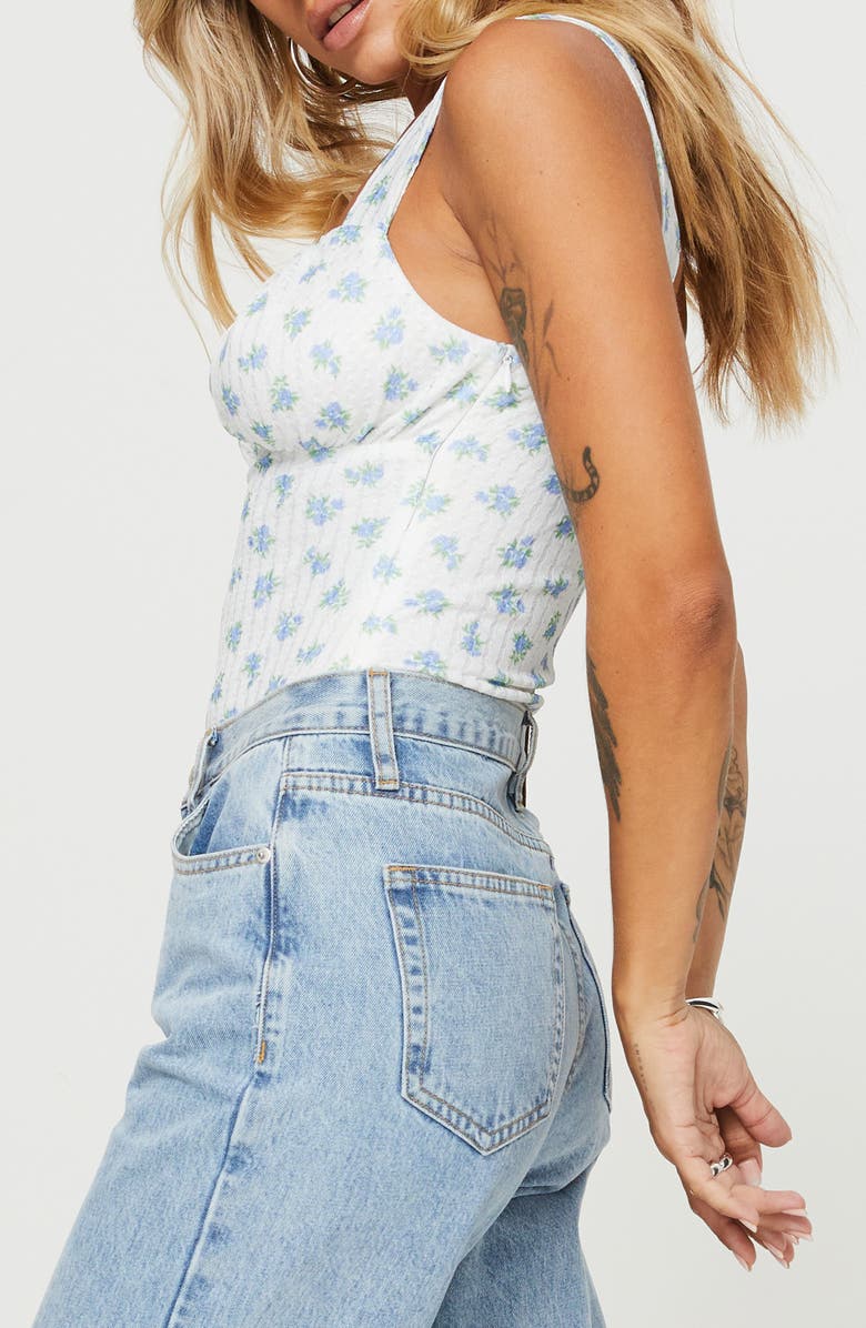 Princess Polly Lupton Floral Bodysuit, Alternate, color, 