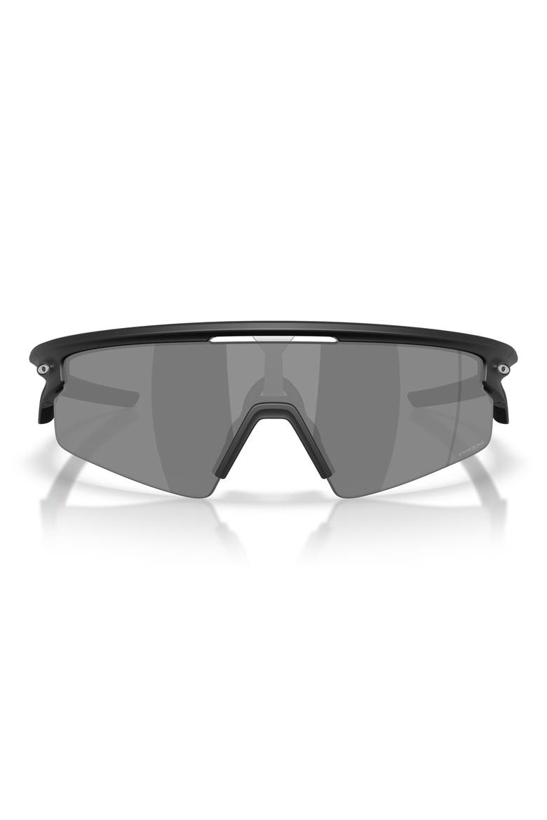 Gender Inclusive Sphaera Strike 37mm Shield Sunglasses, Main, color, MATTE BLACK / PRIZM BLACK