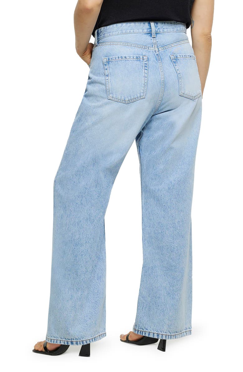 River Island '90s Straight Leg Jeans, Alternate, color,
