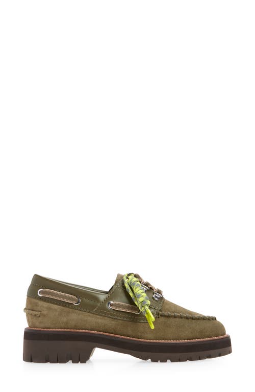 Rag & Bone Cameron Lug Sole Loafer In Green