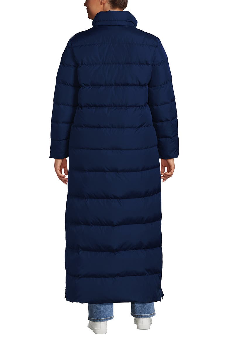 Plus Size Max 600 Down Long Maxi Coat, Alternate, color, Deep Sea Navy