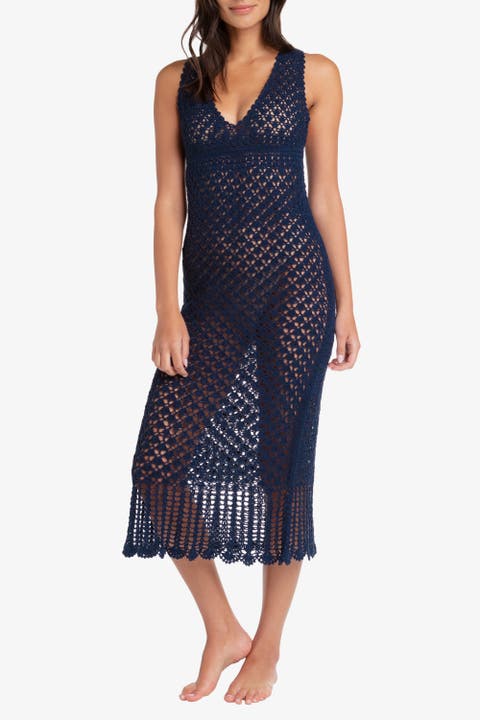 Claudia Crochet Midi Dress