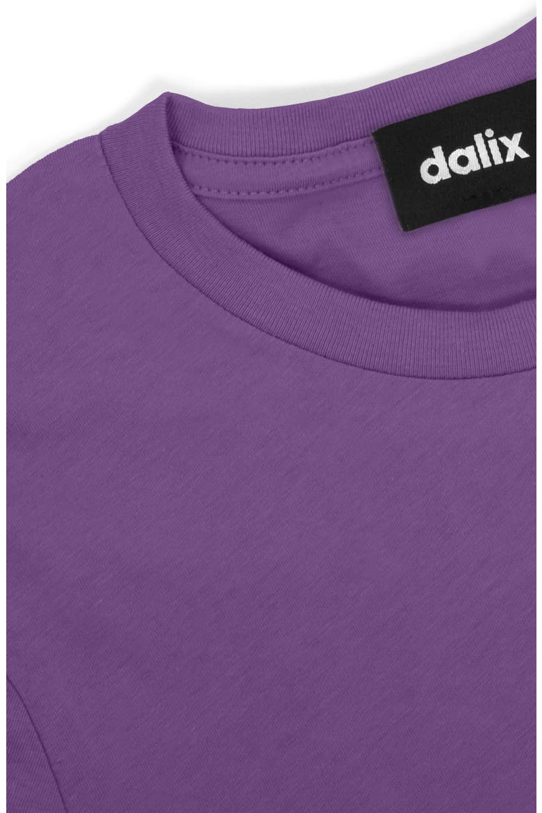 Womens Bow Jersey Tee, Alternate, color, Purple