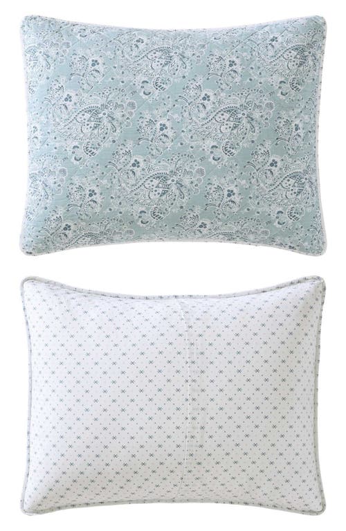Wrangler Prairieland Paisley Twin Reversible Quilt Set In Blue
