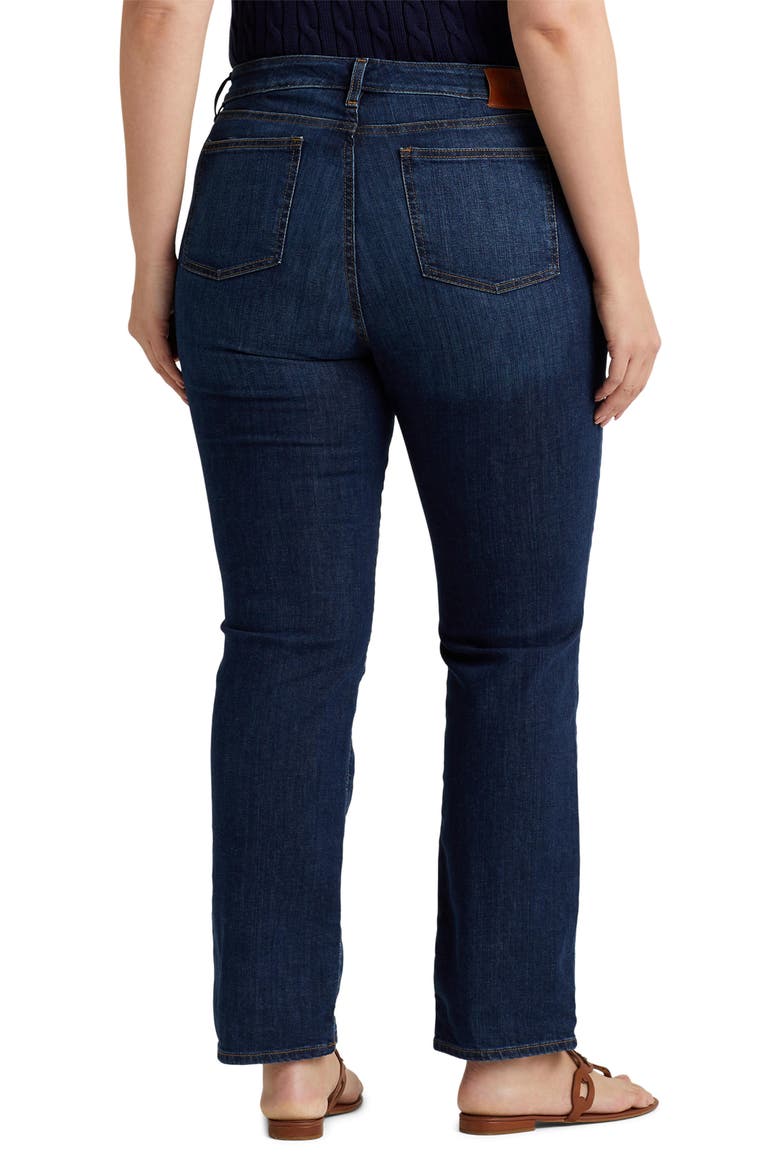 Mid Rise Straight Leg Jeans, Alternate, color, DEEP ROYAL