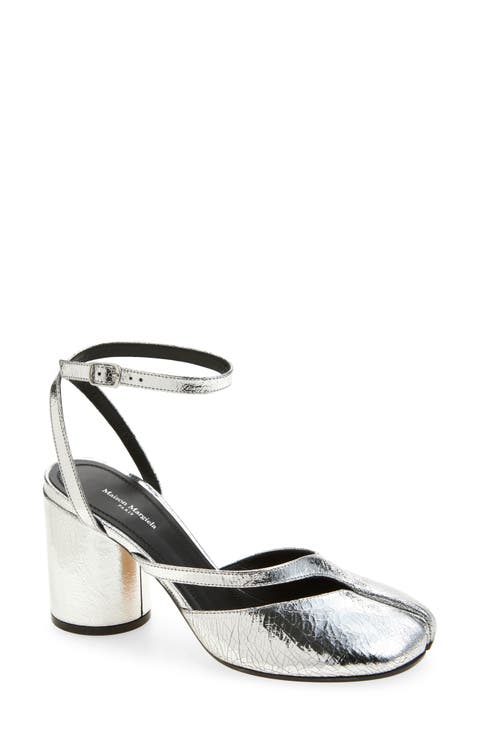 Tabi Metallic Ankle Strap Pump (Women)