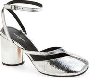 Maison Margiela Tabi Metallic Ankle Strap Pump