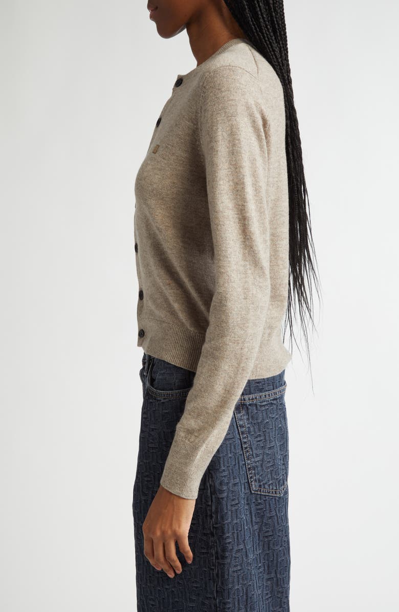 Acne Studios Ken Core Wool & Yak Hair Cardigan, Alternate, color, 
