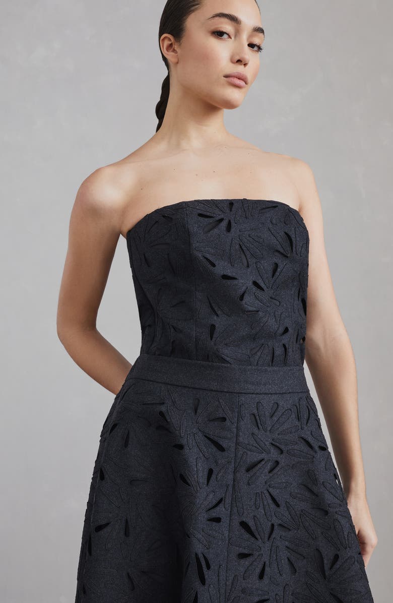 Brunello Cucinelli Fern Texture Circle skirt, Alternate, color, 