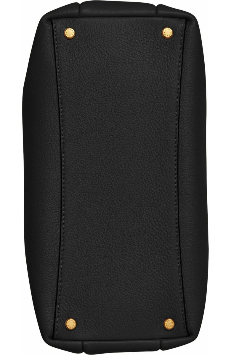 DONNA KARAN Amagansett Satchel, Alternate, color, Black/Gold